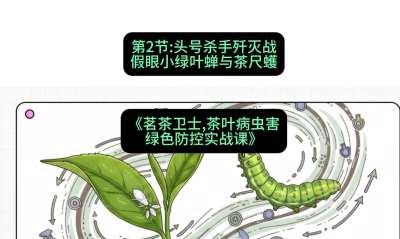 第02节：头号杀手歼灭战&mdash;&mdash;假眼小绿叶蝉与茶尺蠖，课程：《茗茶卫士&mdash;&mdash;茶叶病虫害绿色防控实战课》#识农AI