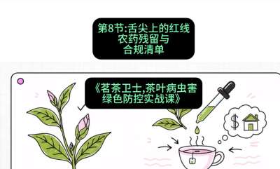 第08节：舌尖上的红线&mdash;&mdash;农药残留与合规清单，课程：《茗茶卫士&mdash;&mdash;茶叶病虫害绿色防控实战课》#识农AI