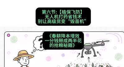 第六节：【植保飞防】无人机打药省钱术，别让高级货变&ldquo;毁苗机&rdquo;